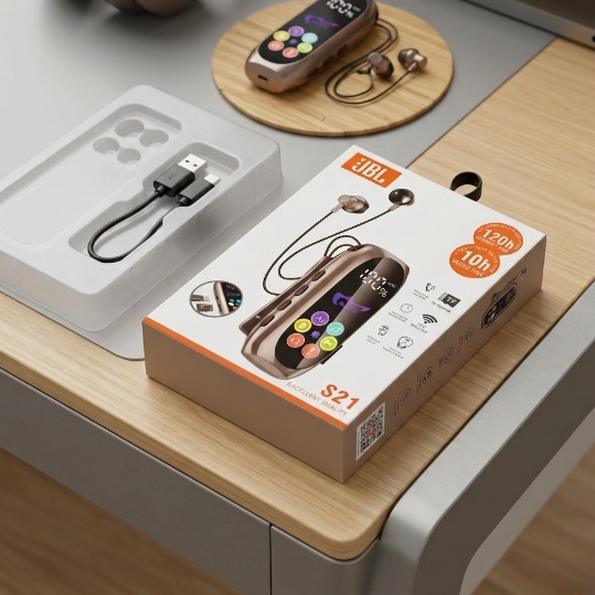 MP3 Player with Earphone S21 Wireless Bluetooth Receiver