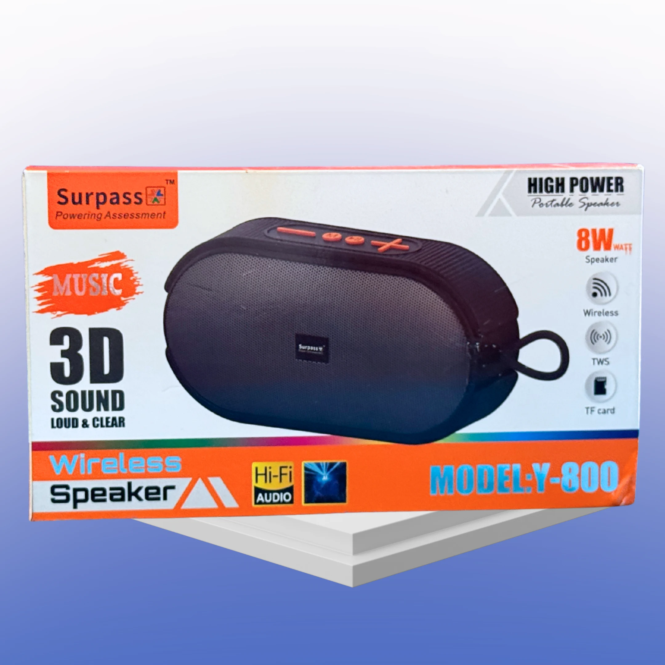 Surpass Wireless Speaker (Model: Y-800) Dp