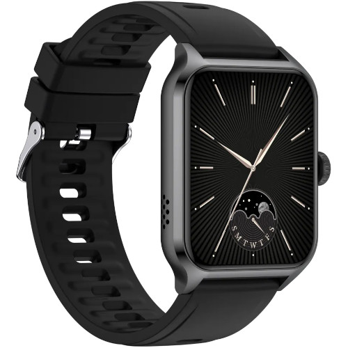 T97 Bluetooth Calling Smartwatch – Black Color image