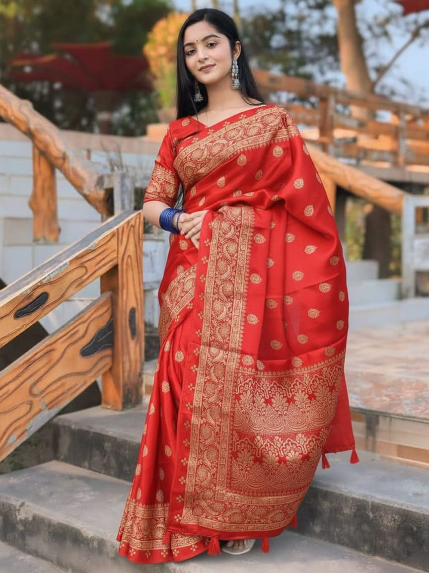 Japani Silk Sharee with Blouse Piece