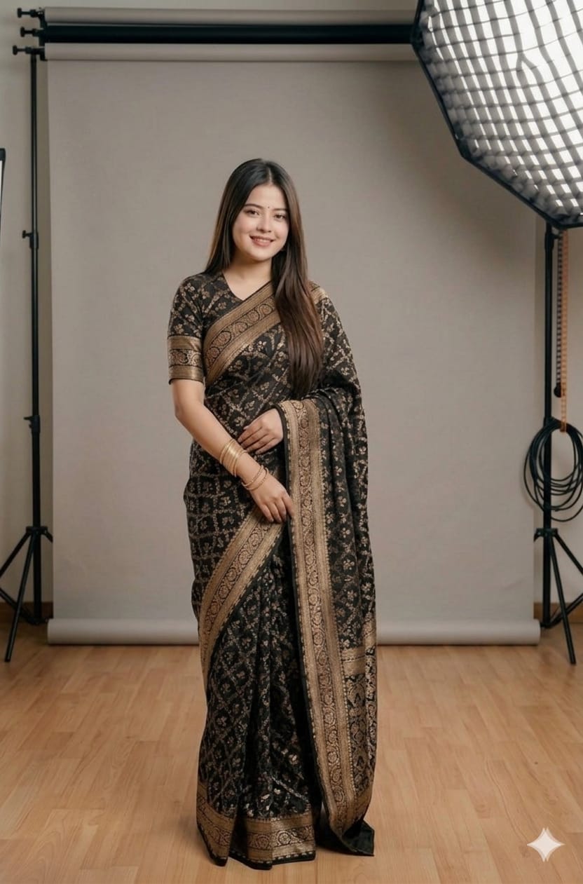 Japani Silk Sharee with Blouse Piece