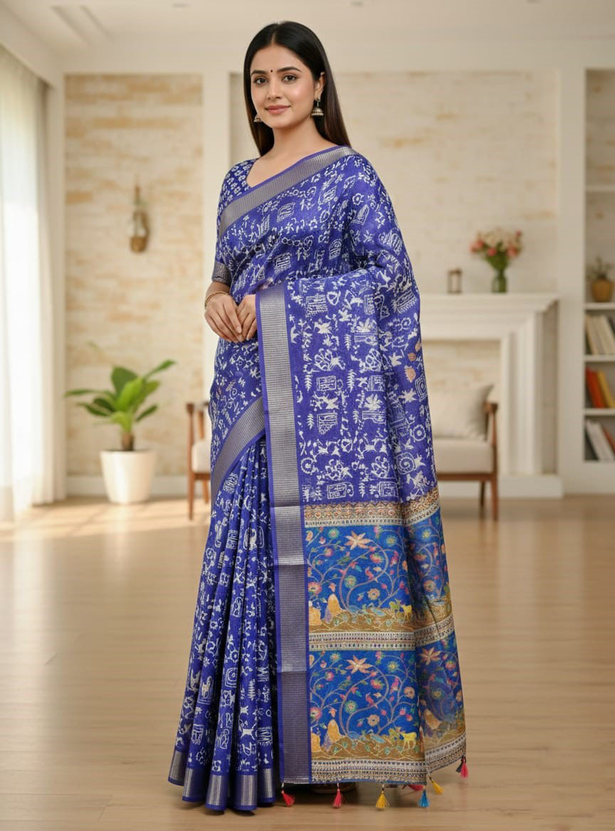 Kaftan Silk Sharee