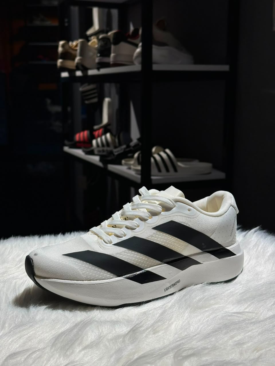 Adidas Adizero Evo SL Premium Sneakers - Cloud White & Core Black
