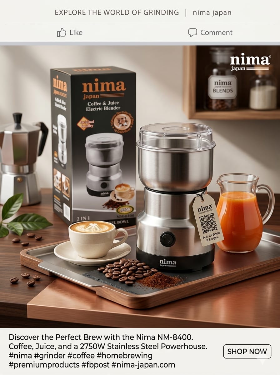 Nima 2 in 1 Electric Blender & Grinder