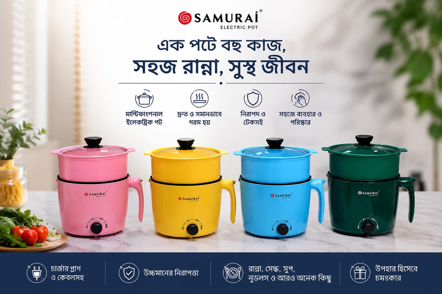 SAMURAI Electric Pot