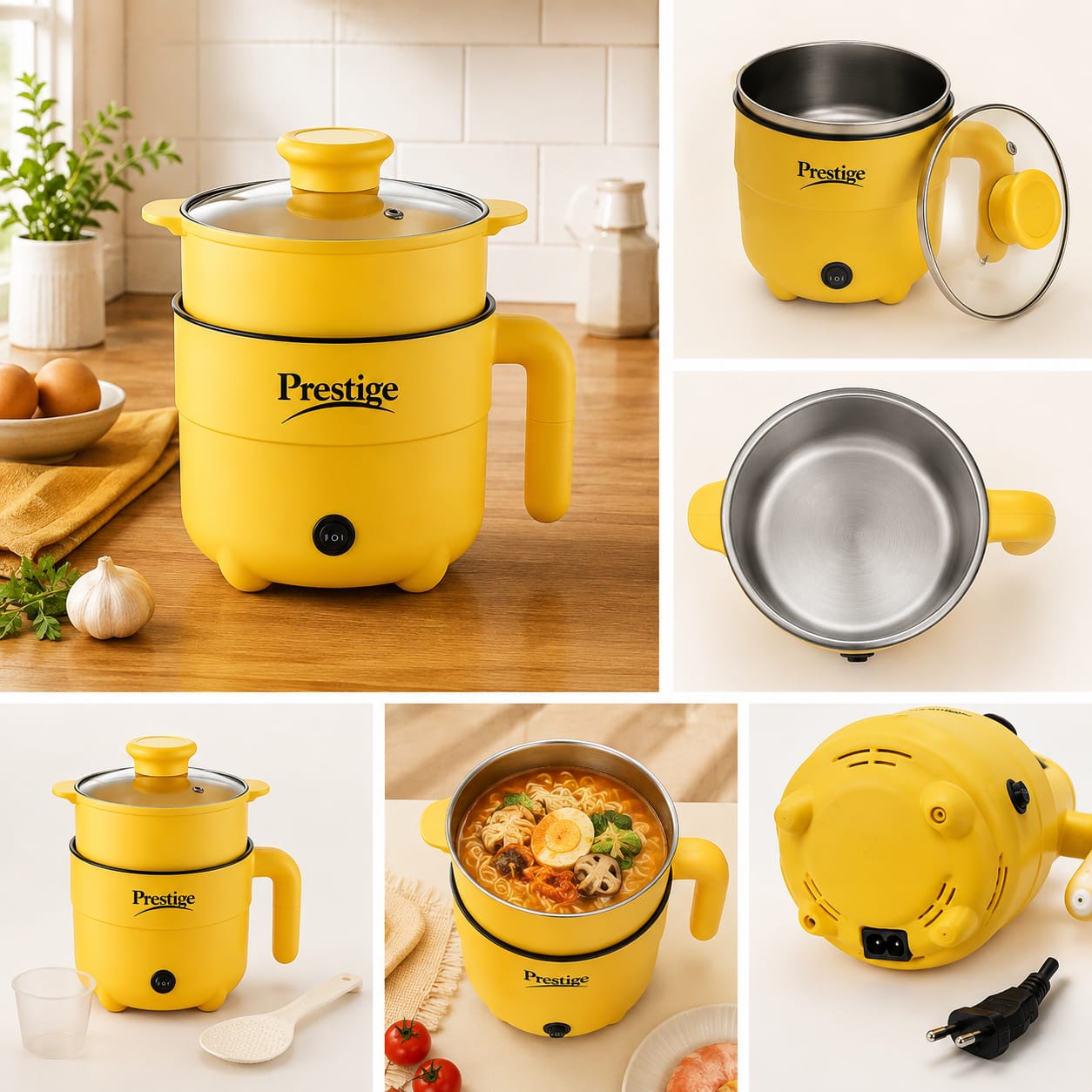 Prestige Multifunctional Electric Cooker with Steamer (2.0L)