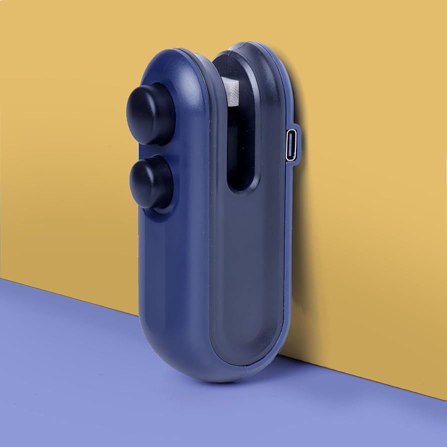 Discover the Portable Mini Sealing Machine: a handheld food sealer for snacks and chips, featuring a rechargeable Type-C