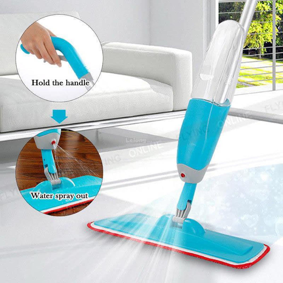 Proclean Spray Mop for Floor Cleaning Wet & Dry Mop , 360 Degree Microfiber Dust Floor Mop with a Refillable Bottle Include 2 Microfiber Reusable Pads