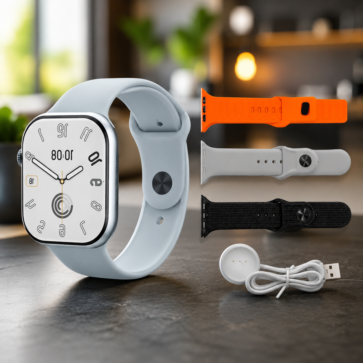 KEQIWEAR KW75 MAX Smart Watch (3+1 Strap Edition)