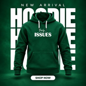 Men's Stylish Winter Hoodie @ green