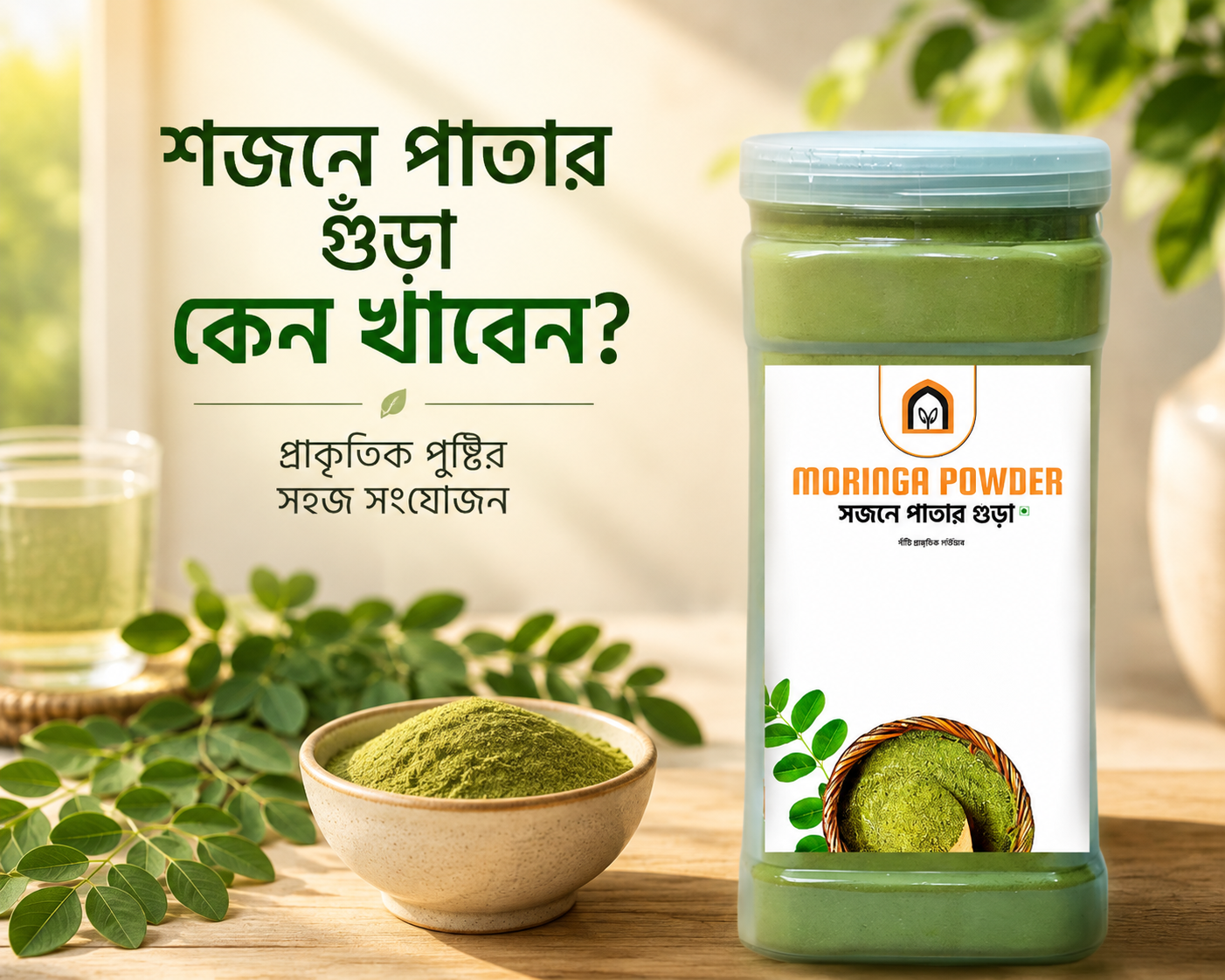 সজনে পাতার গুঁড়া 500g | Moringa Powder